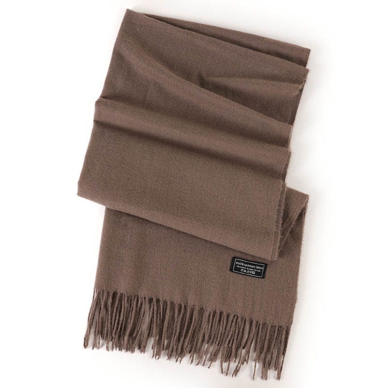 Andcopenhagen Accessories Andcopenhagen - Cashmere Tørklæde - Dark coffee (BEMÆRK PREORDER)