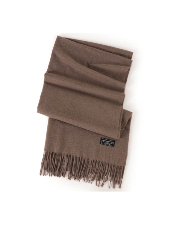 Andcopenhagen Accessories Andcopenhagen - Cashmere Tørklæde - Dark coffee (BEMÆRK PREORDER)