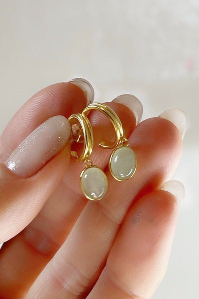 Andcopenhagen Guldøreringe Gold-plated Andcopenhagen - Silja earring - Guldbelagte øreringe
