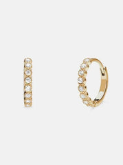 Andcopenhagen Jewelry Icon Collection - Øreringe hoops - 18 karat guldbelagt 925 sterlingsølv - Dea Shiny Hoops