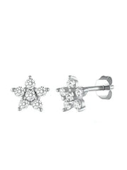Andcopenhagen Jewelry - Øreringe - 925 Sterlingsølv - Viola blomster