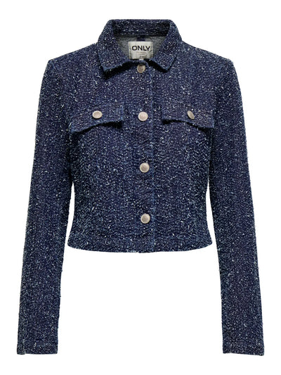 Only - Denim jakke - Dark Blue - Aman