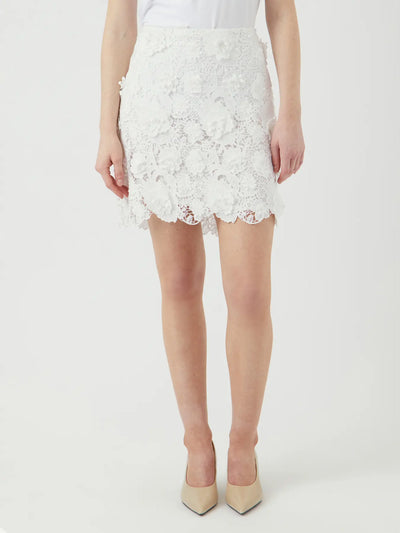YAS - Skirt - White - Bluma