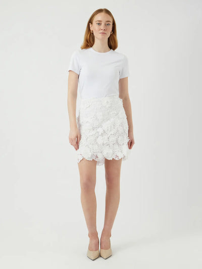 YAS - Skirt - White - Bluma
