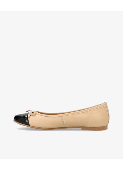 Shoedesign Sko Ballerina - Black/beige Veronica - Shoedesign