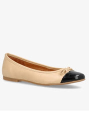 Ballerina - Black/beige Veronica - Shoedesign