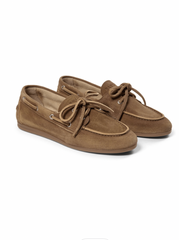 Ballerina Loafers - Taupe Suede - Marin - Pavement 