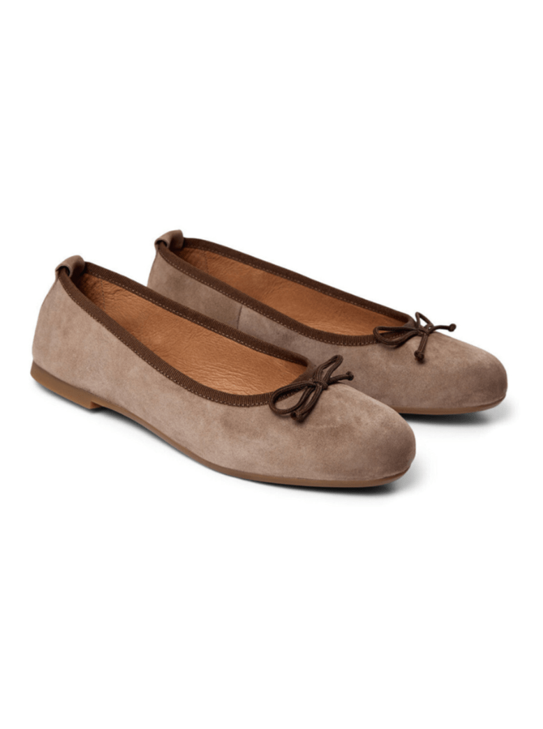 Pavement Sko Ballerina Mole Suede - Pavement Lucy Lu