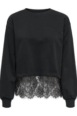 Only - Sweatshirt - Black - Mimi