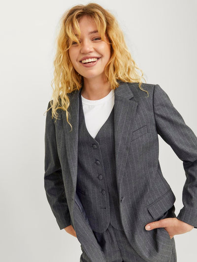 JJXX Overdele Blazer - Grå stribet - Mary brushed - JJXX