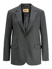 Blazer - Grå stribet - Mary brushed - JJXX