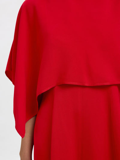 Selected Femme - Dress - Red - Leonore