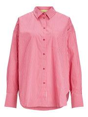 Cerise Stripes Pink Skjorte - JJXX Jamie