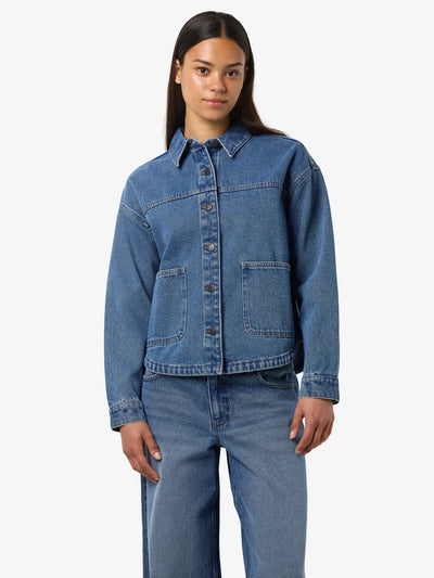 Noisy May - Jakke - Blue denim - Kettie