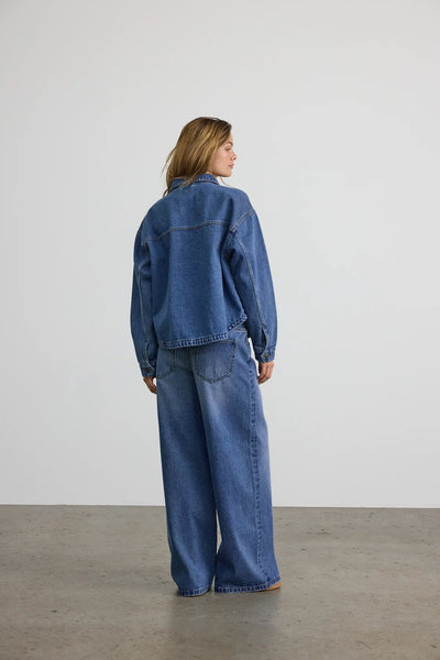 Noisy May - Jakke - Blue denim - Kettie