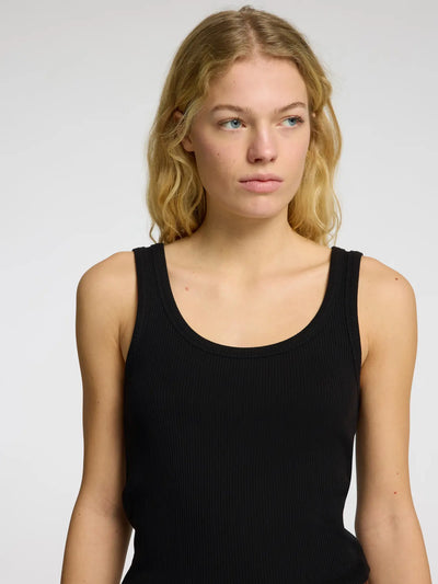 Black Strap top - Anna - Selected Femme