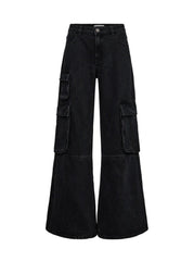 Denim Baggy Jeans - Sort Denim - S234252 Zila Sofie Schnoor