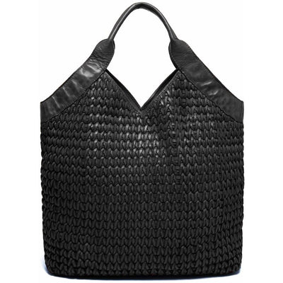 Depeche Accessories Depeche - Shopper Taske - Sort Flet Læder