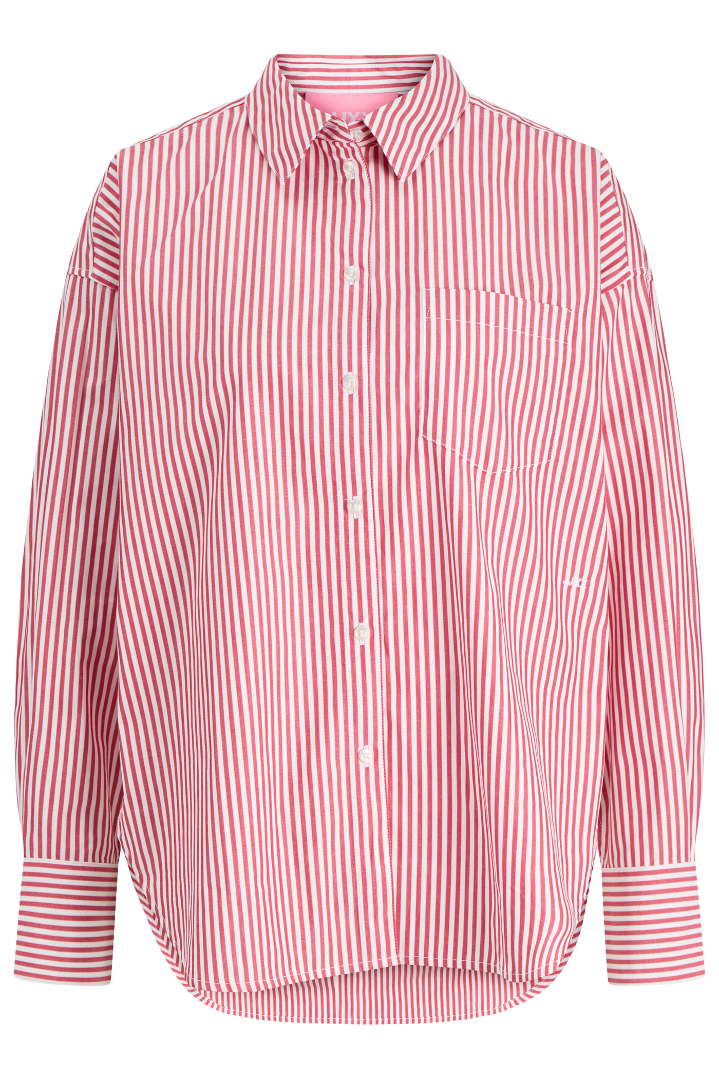 Cerise Stripes Pink Shirt - JJXX Jamie