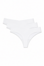 Andcopenhagen Basics - G-streng - 3-pak - Hvid - Ellie