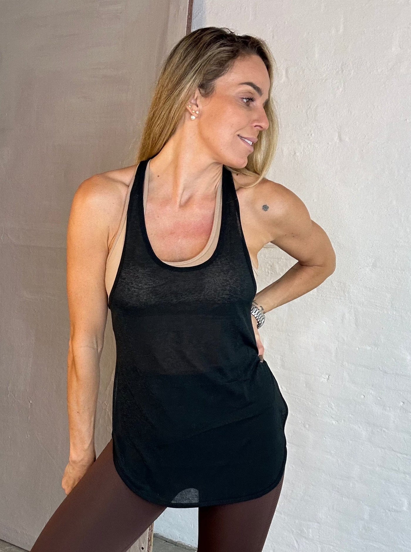 Sassy Copenhagen fitness Fitness top - Sara Sort - Sassy Copenhagen