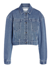 Noisy May - Denim jakke - Blue Cropped - Ronja