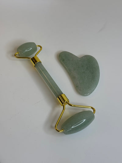 Andcopenhagen beauty Gua sha lysgrøn Jade sten - Face roller - Cana - Andcopenhagen