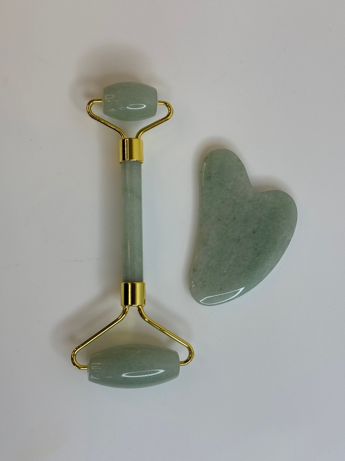 Andcopenhagen beauty Gua sha lysgrøn Jade sten - Face roller - Cana - Andcopenhagen