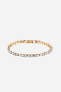 Andcopenhagen Jewelry - Tennis armbånd - guldfarvet - Nina