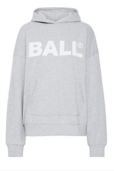 Ball Original Overdele Hættetrøje - Grå - Logo hoodie -Ball original