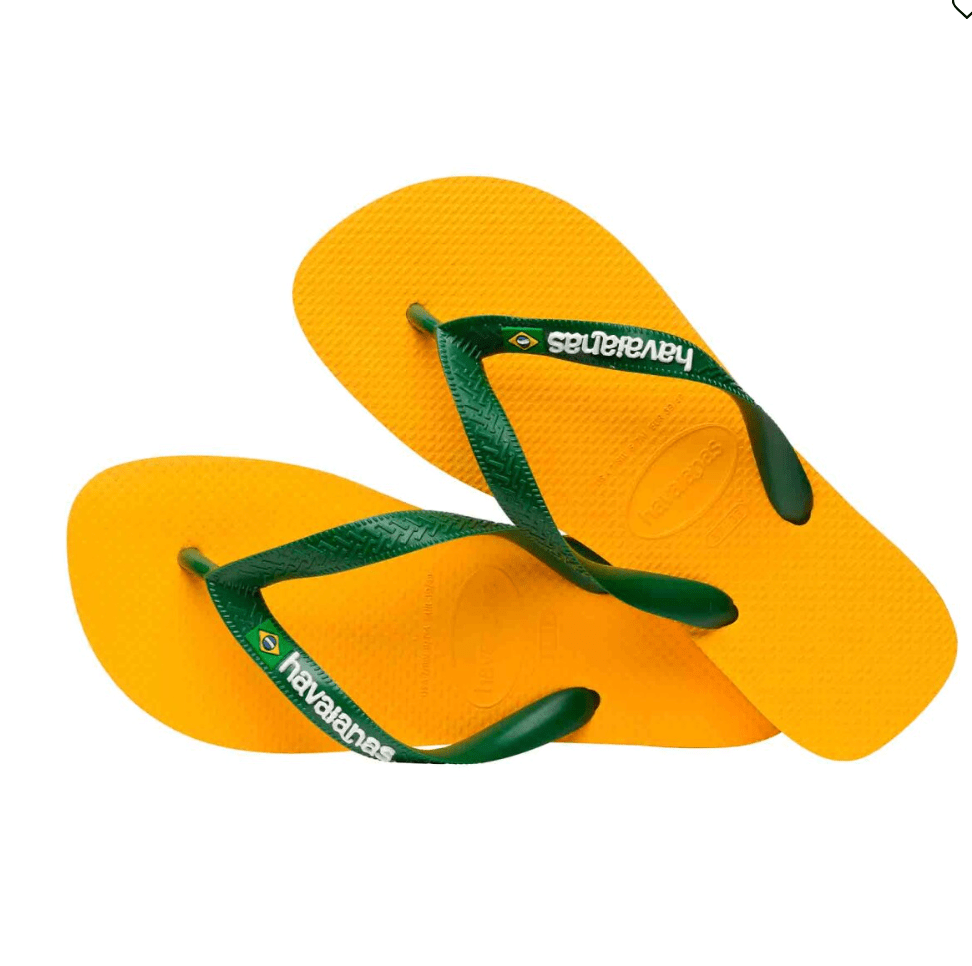 HAVAIANAS Sko HAVAIANAS - Brasil Logo pop yellow  - Klipklapper