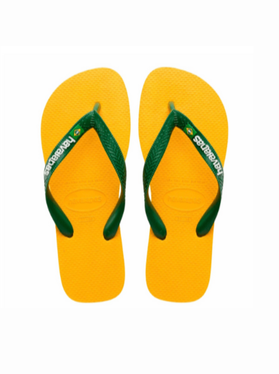 HAVAIANAS Sko HAVAIANAS - Brasil Logo pop yellow  - Klipklapper