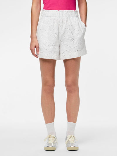 Pieces Underdele Hvid Blonde Shorts - Vilde - Pieces