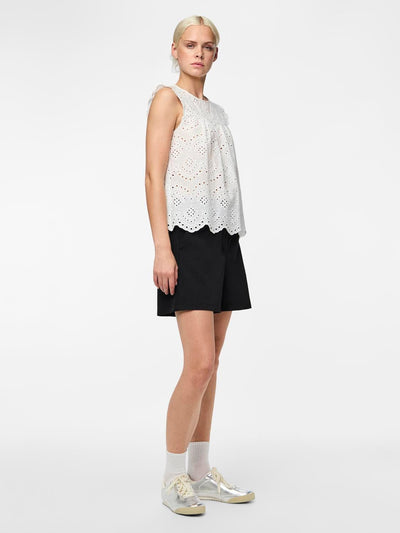 Pieces Overdele Hvid Blonde Top - Vilde - Pieces