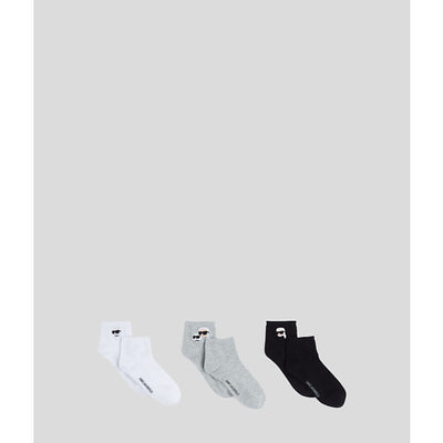 Karl Lagerfeld  - Strømper - Ikon Short socks - 3 pack