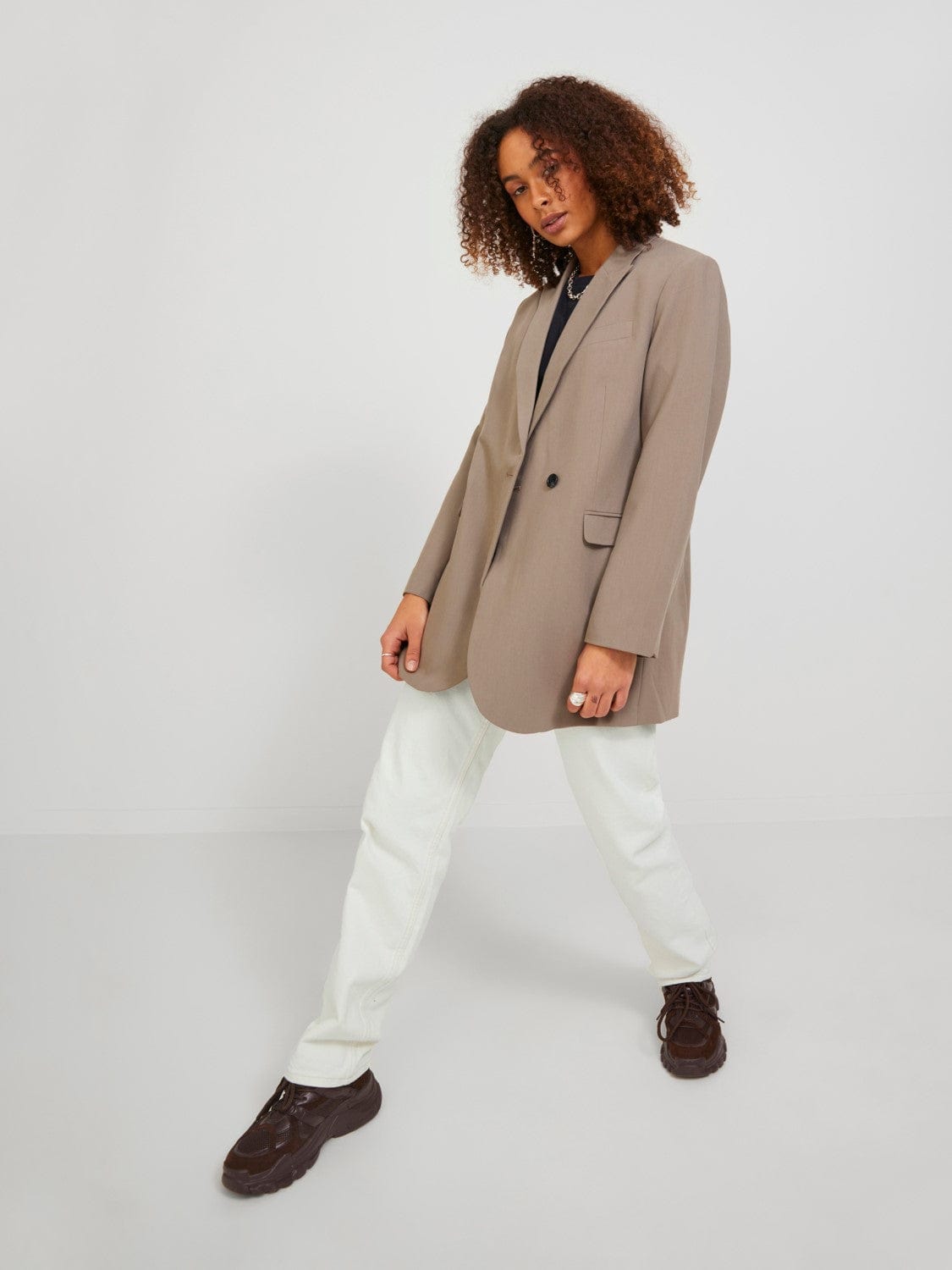 JJXX Overdele JJXX - Mary Oversize Blazer - Brindle beige