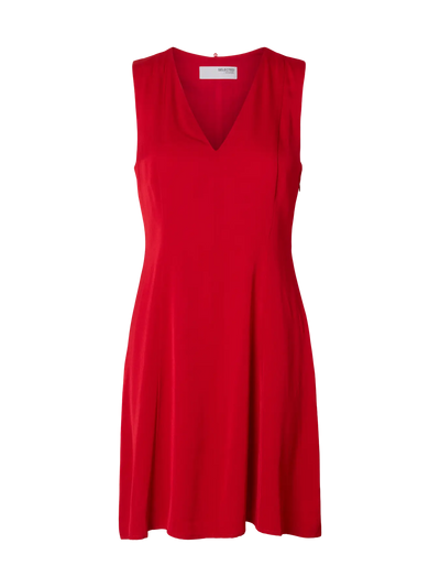 Selected Femme - Kjole - Leonore Rød