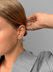 Andcopenhagen - Hoop earrings - 925 sterling silver DIA - Classic hoops silver