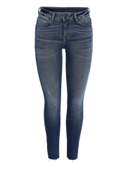 Denim Skinny Jeans - Raw cut - Lucy - Noisy May