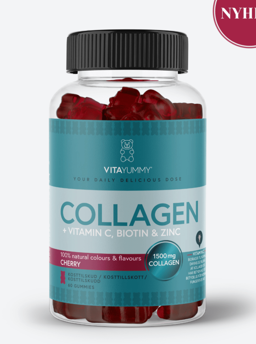 VitaYummy beauty Kosttilskud - Collagen Cherry - VitaYummy