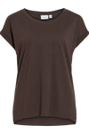 Vila - T-shirt - Coffee bean - Dreamers New Pure