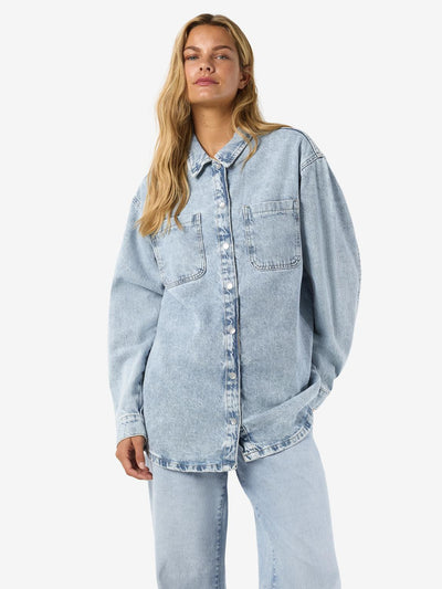 Noisy May - Denim jacket - Light blue - Alva 