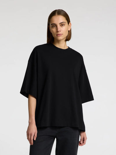 Selected Femme - T-shirt - Oversized Sort - Colwoman