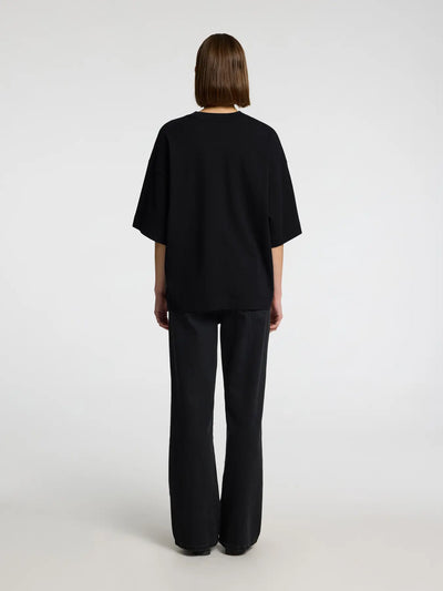 Selected Femme - T-shirt - Oversized Sort - Colwoman