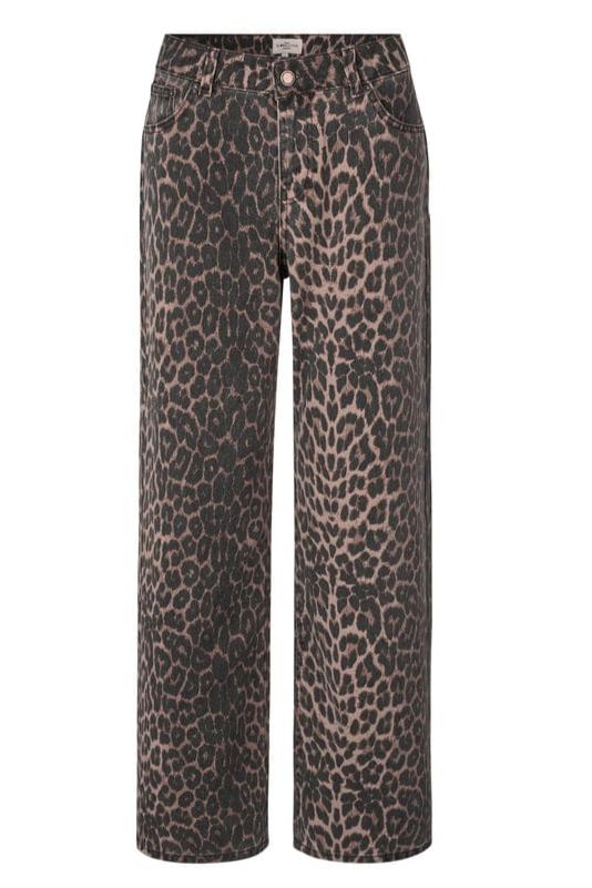 Global Funk Overdele Leopard jeans - Cadian rihne - Global Funk (Bemærk Preorder levering august)