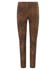 Leopard Velour Leggings - Angela - Hunkøn