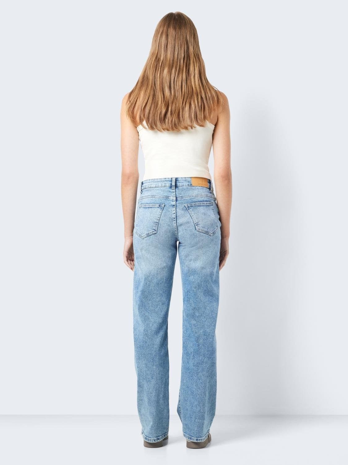 Noisy May undertøj Light Blue Denim Jeans med vidde - Olanda - Noisy May