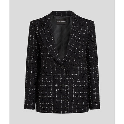 Karl Lagerfeld - Blazer - Black - Boucle Logo