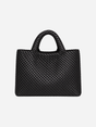 Madera flettet shopper i sort – Andcopenhagen i vegan leather