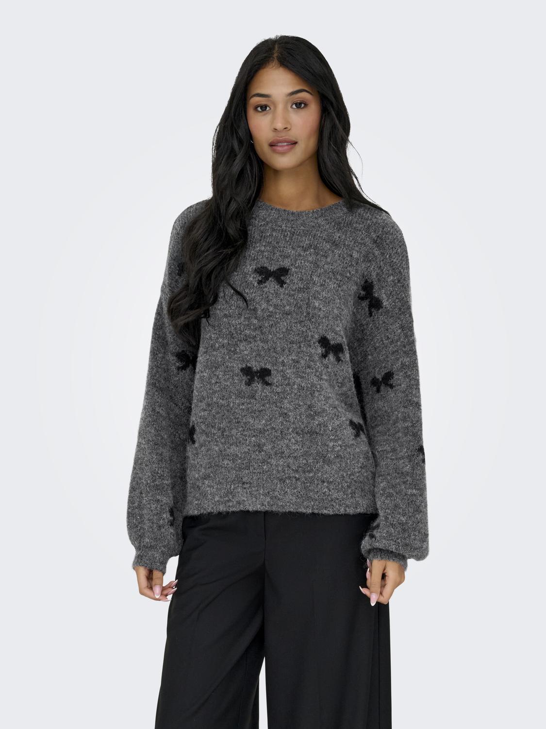 Only - Strik - Medium grey melange - Brunhilda Life